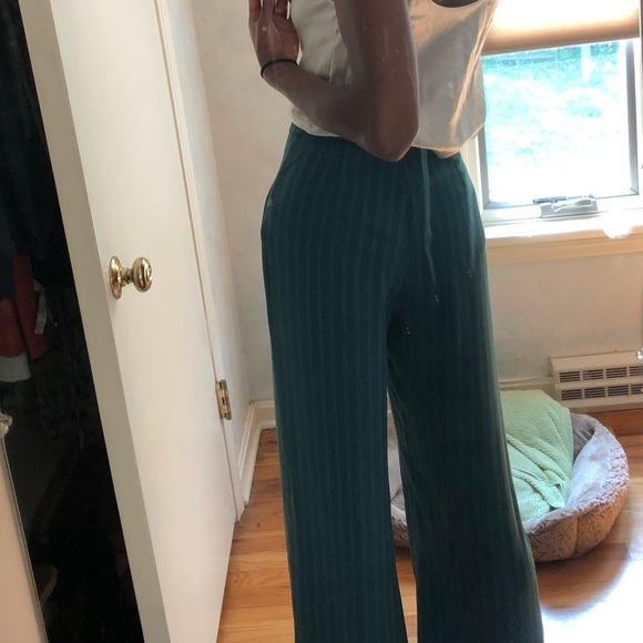 Green high waisted trousers - Picture 2 of 4